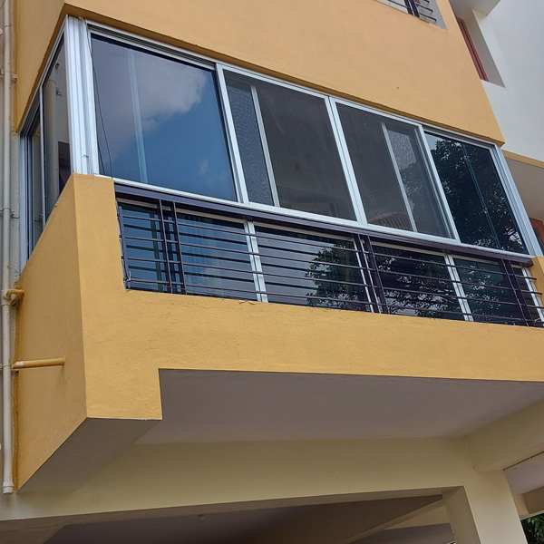 Aluminium Balcony Sliding Windows in Adyar & Mandaveli